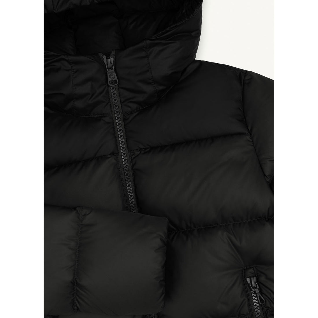 Colmar Black Hooded Puffer Jacket