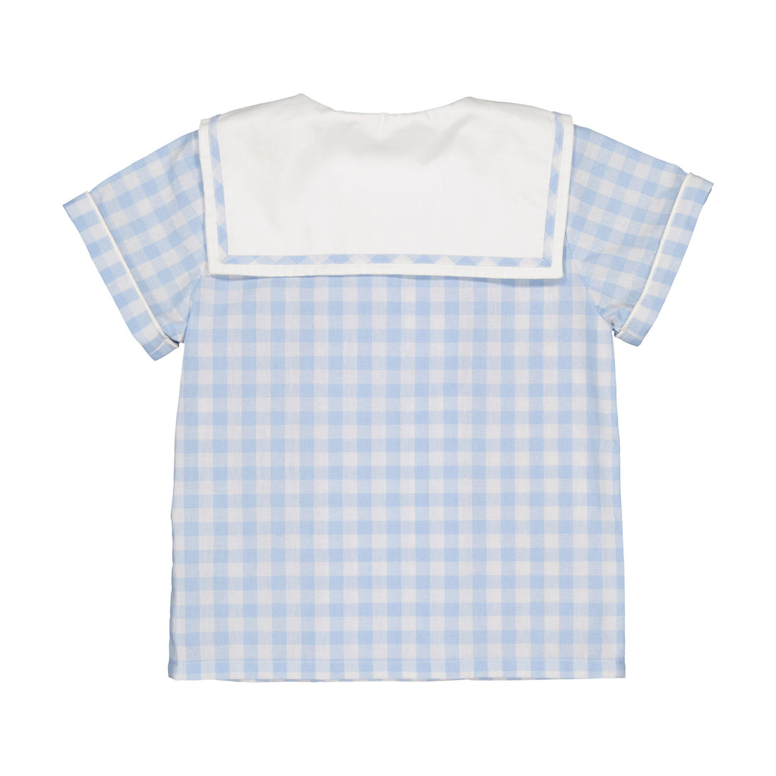 Kidiwi Light Blue Gingham Ambroise Shirt