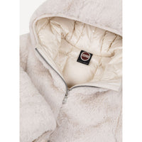 Colmar  White Hooded Down Jacket