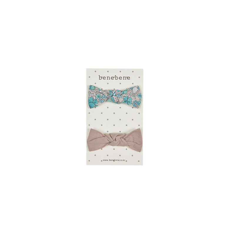 Bene Bene Flower Ribbon Coquette Pin Set