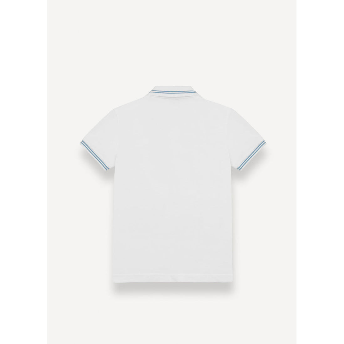 Colmar Bianco Coconut Collar Trim V Polo