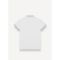 Colmar Bianco Coconut Collar Trim V Polo