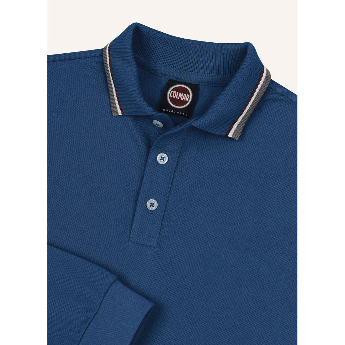 Colmar Navy Blue Trim Collar Polo