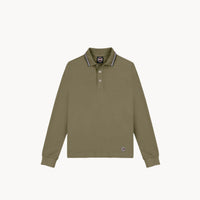 Colmar Green Trim Collar Polo