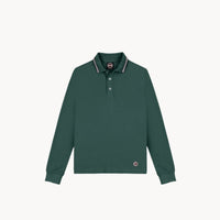 Colmar Forest Green Trim Collar Polo