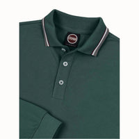 Colmar Forest Green Trim Collar Polo