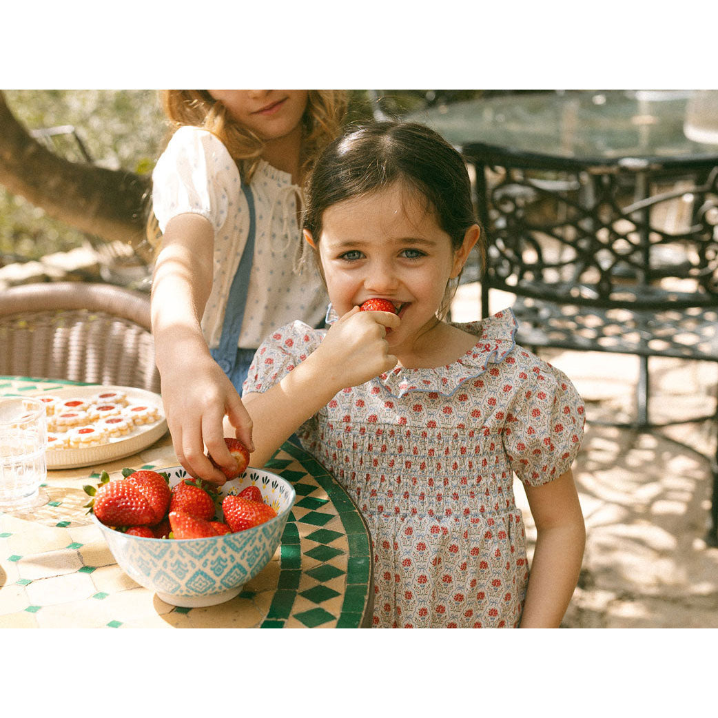 L by Ladida Bouquet Short Sleeve Dress