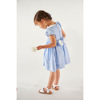 Kidiwi Cornflower Heloise Smocked Dress