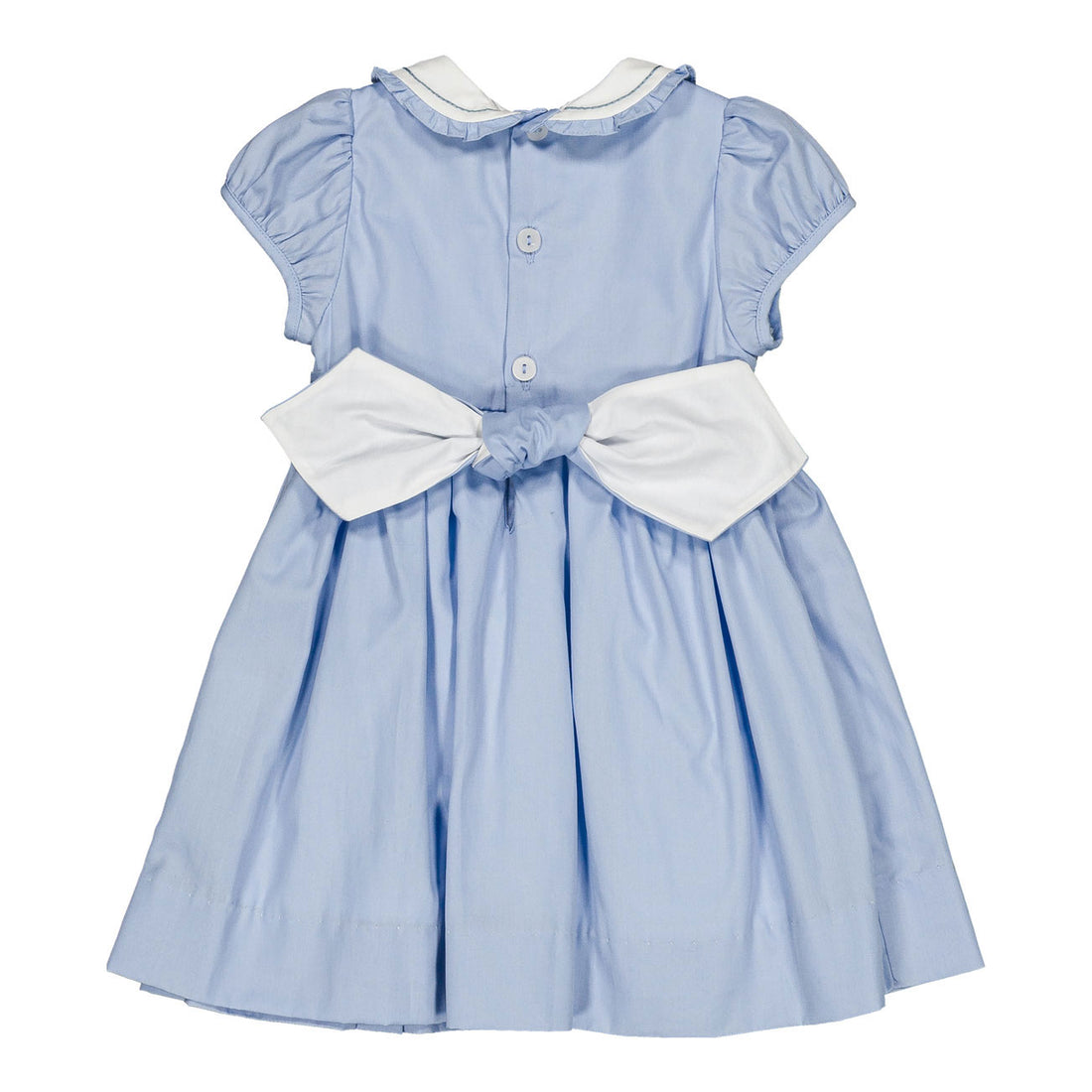Kidiwi Cornflower Heloise Smocked Dress