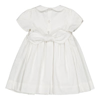 Kidiwi White Clemence Smocked Dress