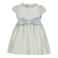 Kidiwi Little Blue Print Hars Smocked Dress