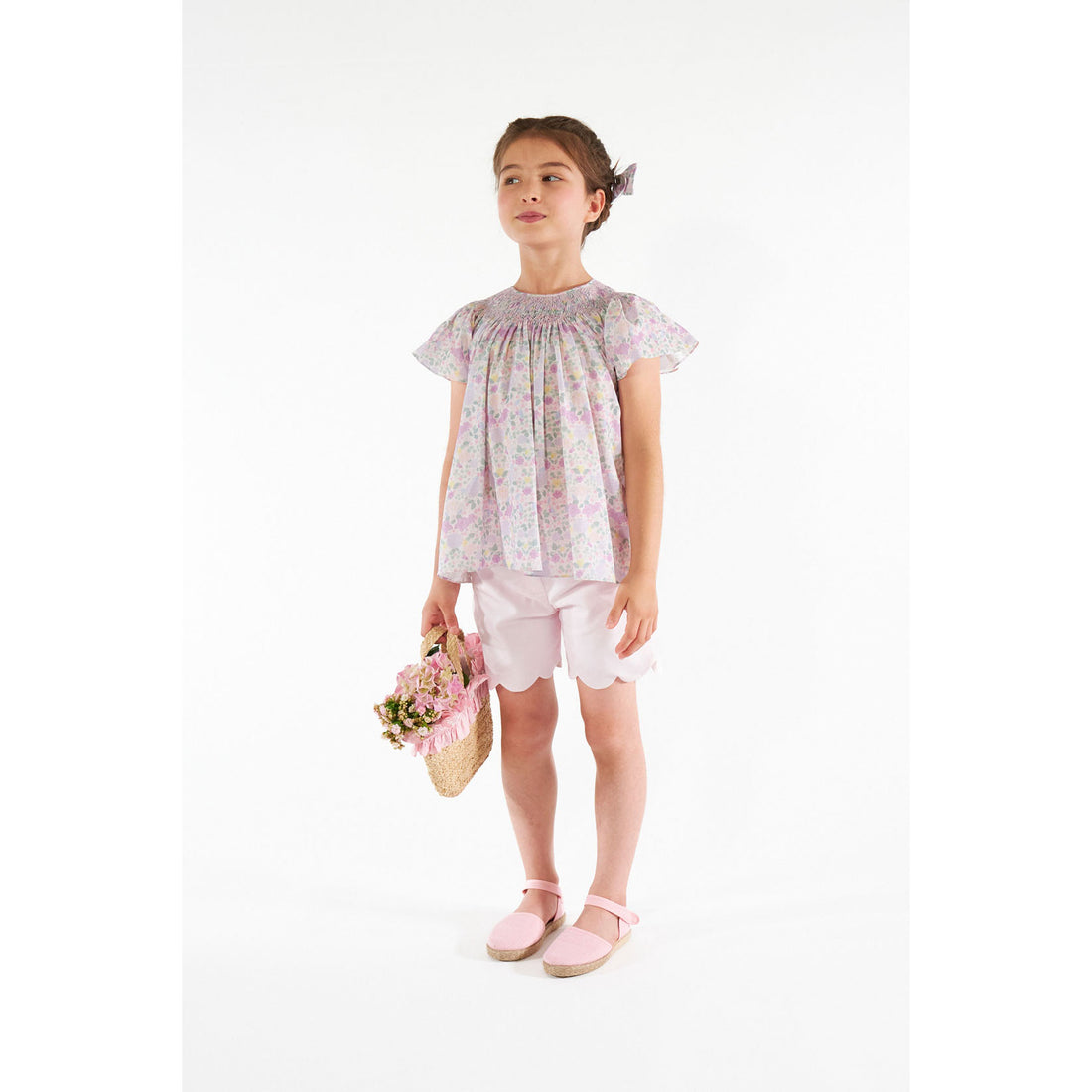 Kidiwi Pink Pique Sandra Shorts