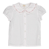 Kidiwi Pink Plumetis Lorena Blouse