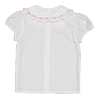 Kidiwi Pink Plumetis Lorena Blouse