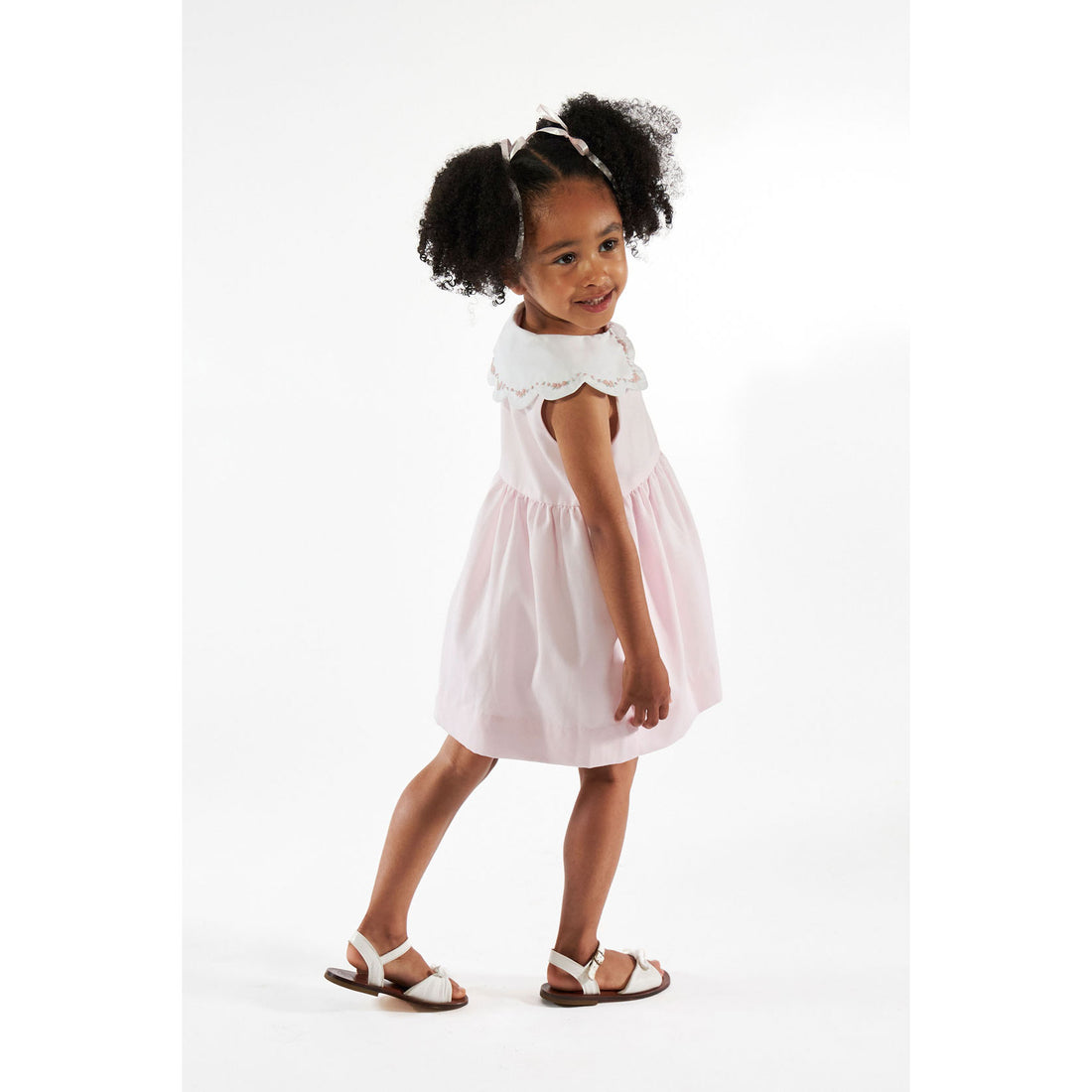 Kidiwi Pink Pique Colette Dress