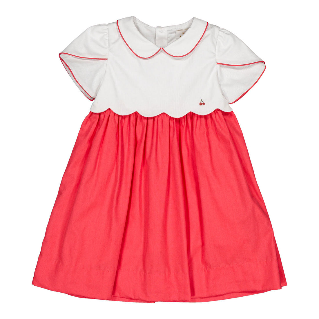 Kidiwi Watermelon Poplin Celestine Dress