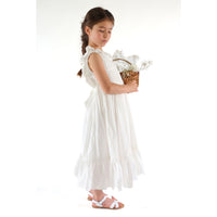Kidiwi Off White Plumetis Melanie Smocked Dress