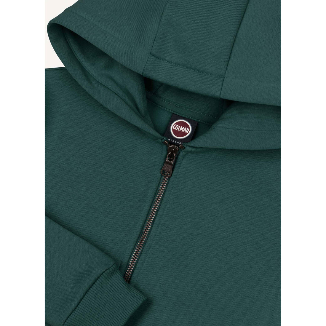 Colmar Green Zip Up Modish Sweatshirt