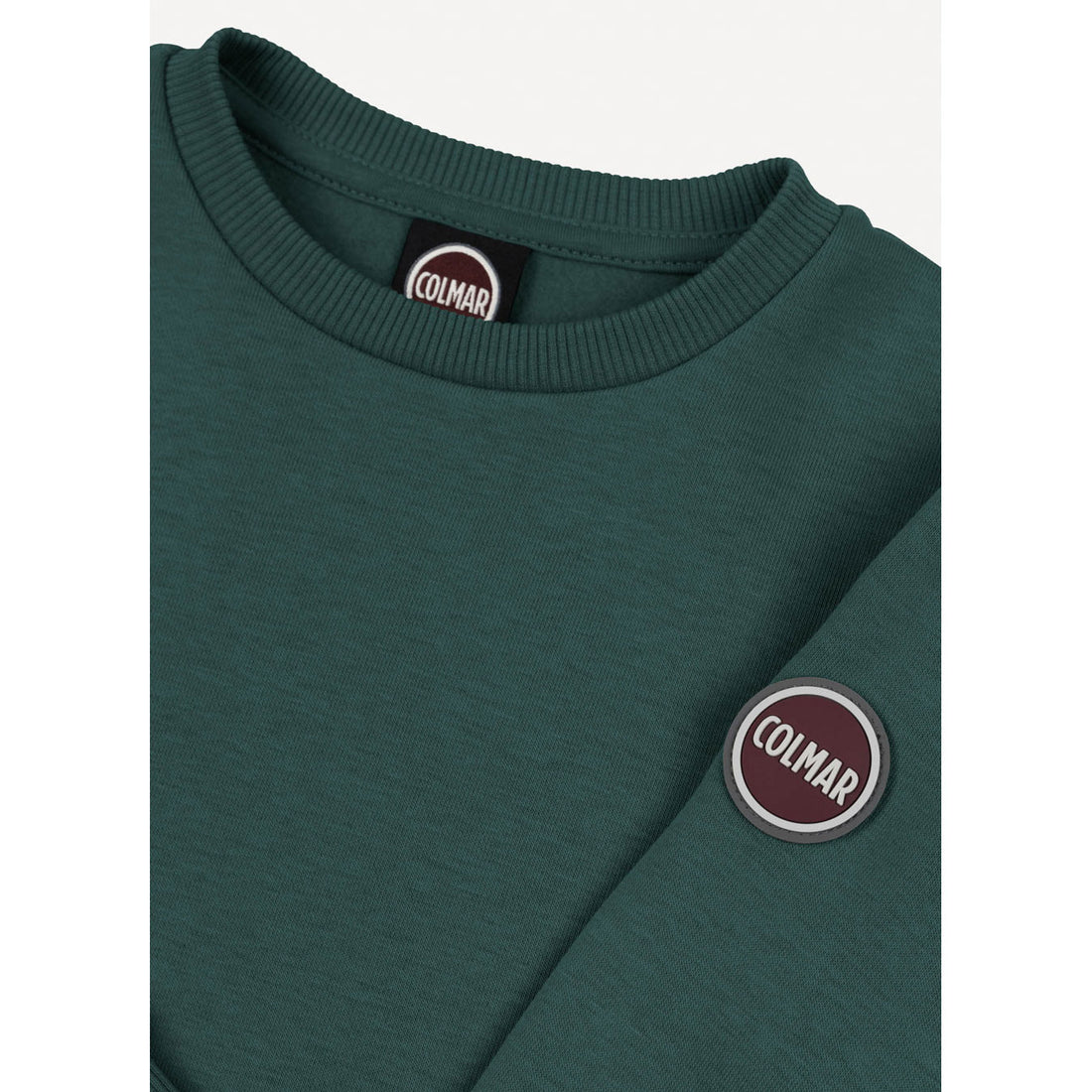 Colmar Green Solid Logo Patch Sweatshirt