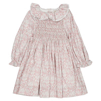 Kidiwi Pink Rococo Print Josephine Dress