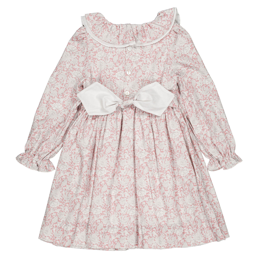 Kidiwi Pink Rococo Print Josephine Dress