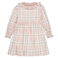 Kidiwi Pink Tartan Adeline Dress