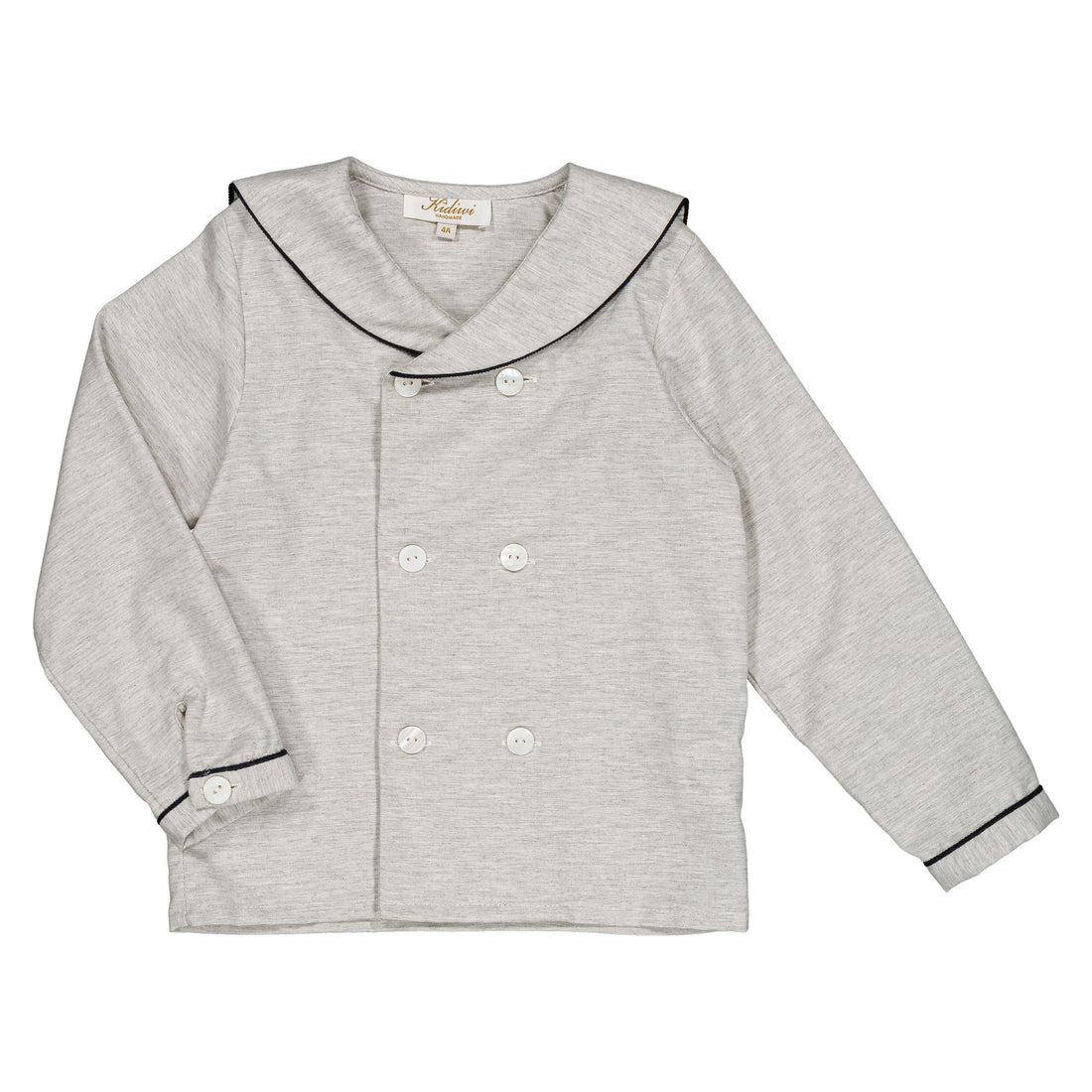 Kidiwi Grey Melange Ambroise Shirt