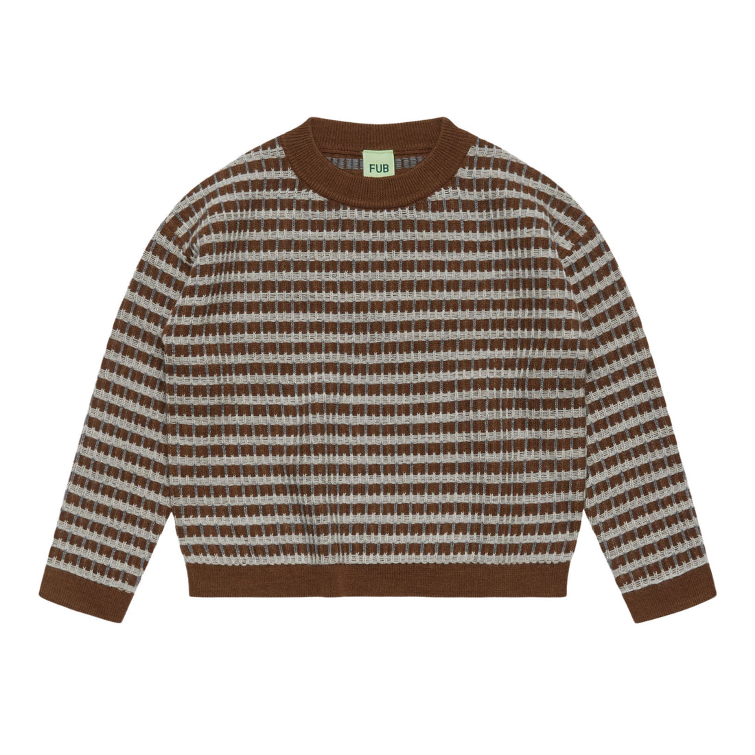 FUB Hazel Melange/ Light Grey Multi Sweater