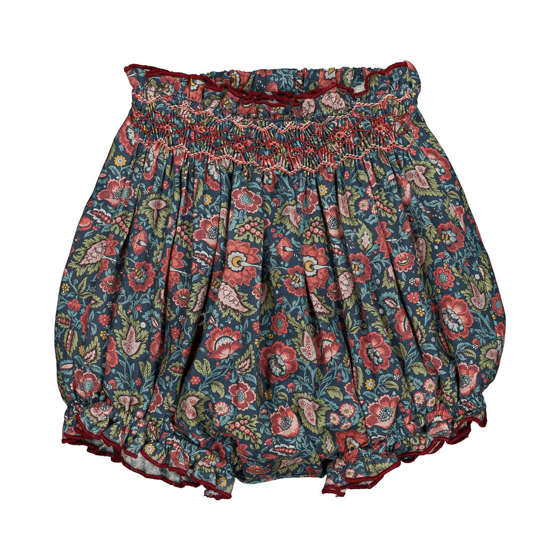 Kidiwi Navy Floral Paisley Myrtille Bloomer