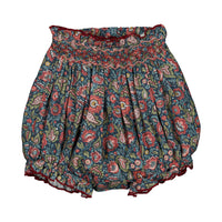 Kidiwi Navy Floral Paisley Myrtille Bloomer