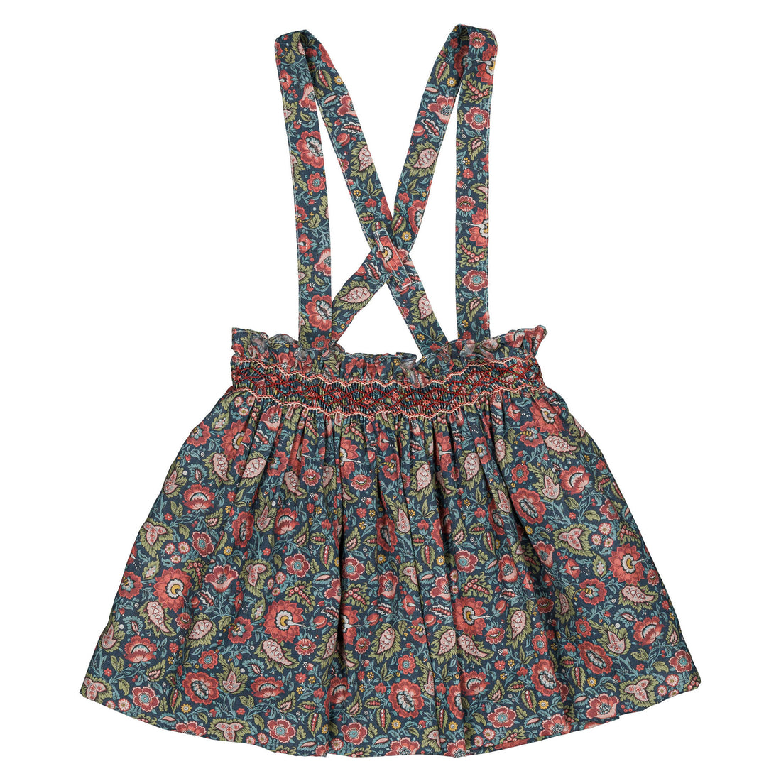Kidiwi Navy Floral Paisley Louise Skirt