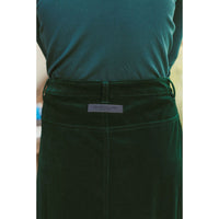ELEMENTS Green Corduroy Maxi Skirt