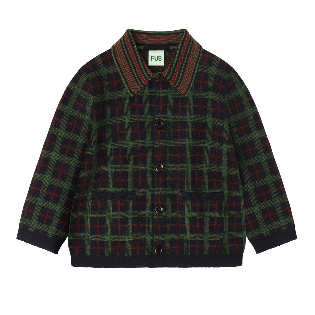 FUB Dark Navy Felted Jacket