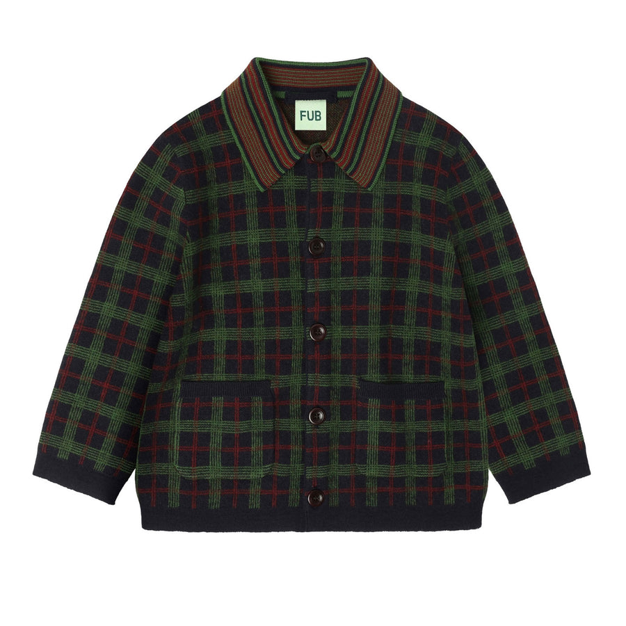 FUB Dark Navy Felted Jacket