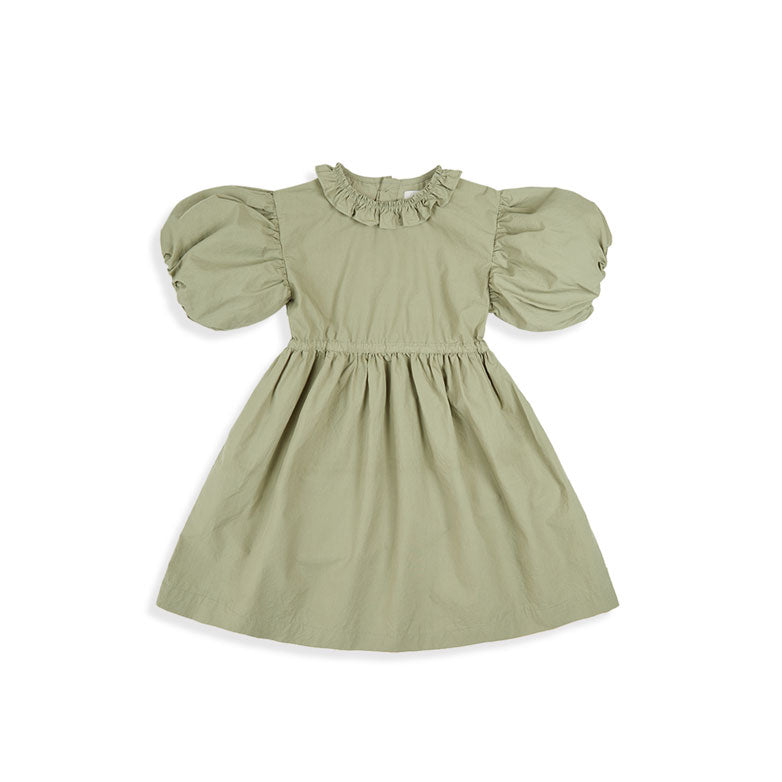 Bene Bene Khaki Cecil Frill Dress