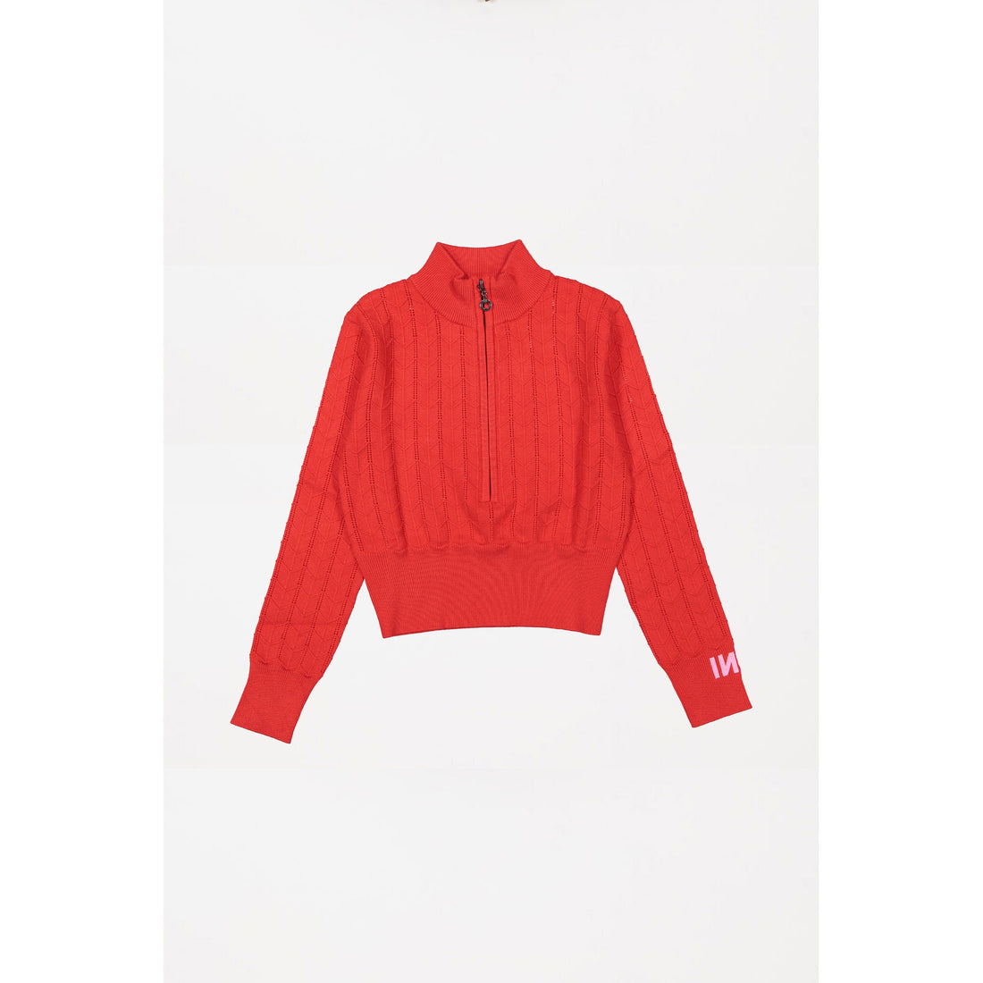 Indee Rubis Red Opia Zipped Sweater