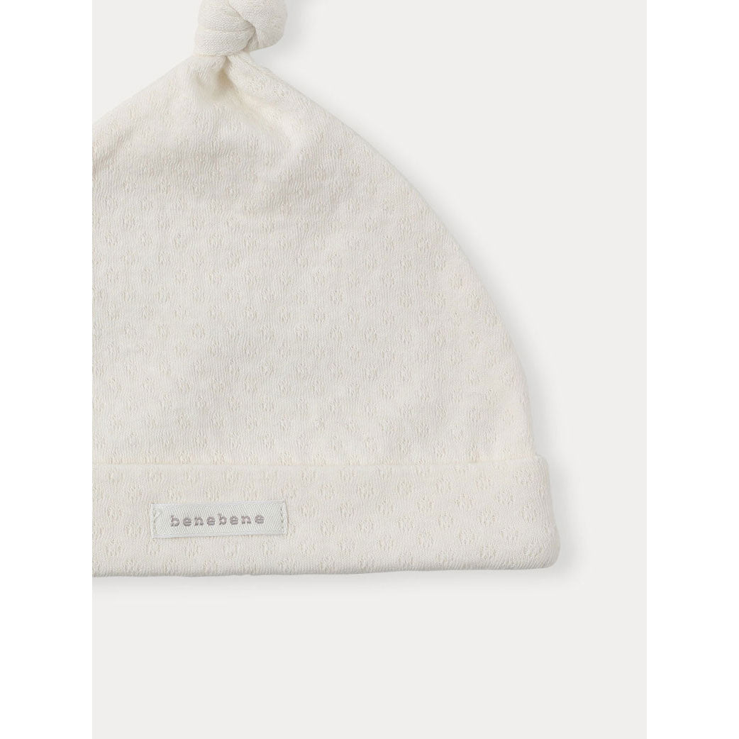 Bene Bene Natural Baby Organic Jacquard Newborn Bonnet