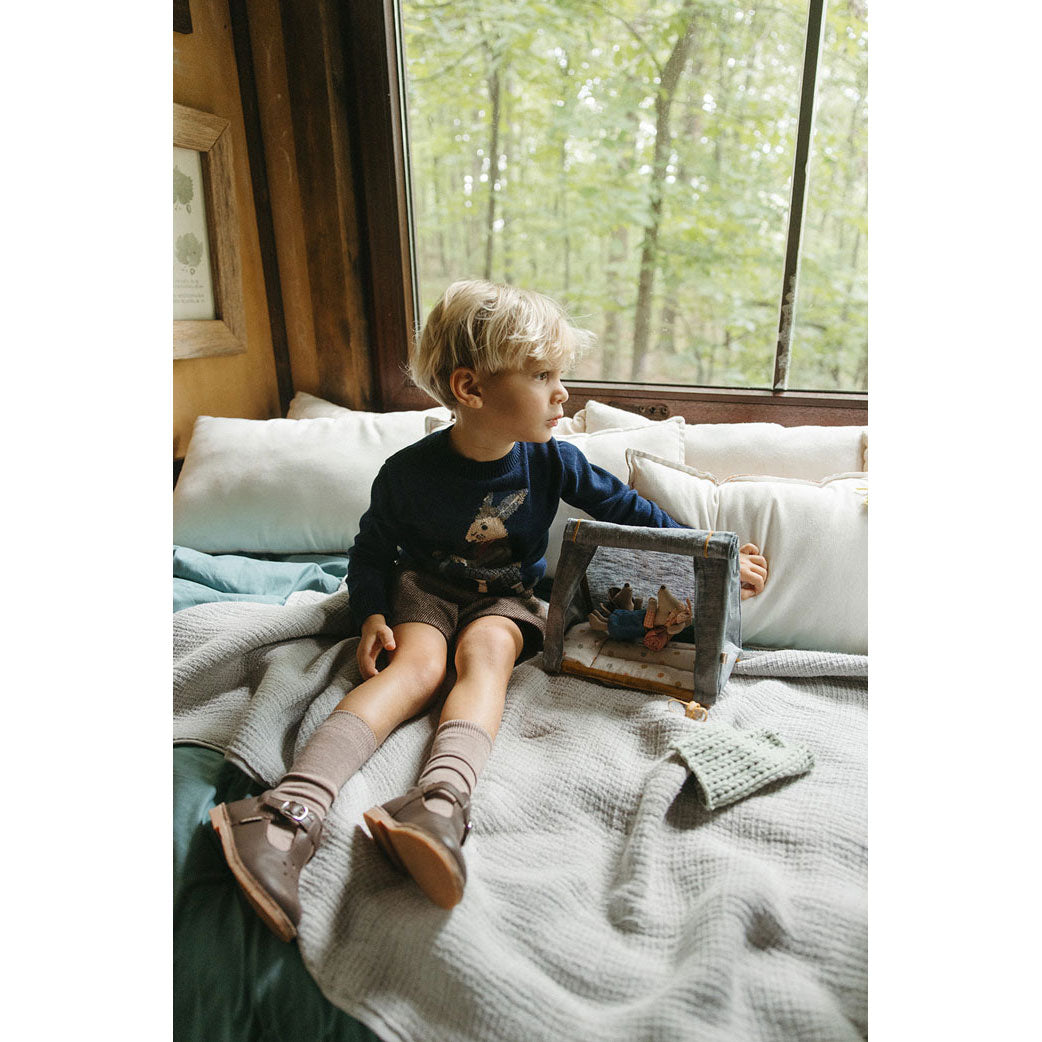 Arza Navy Big Bunny Sweater