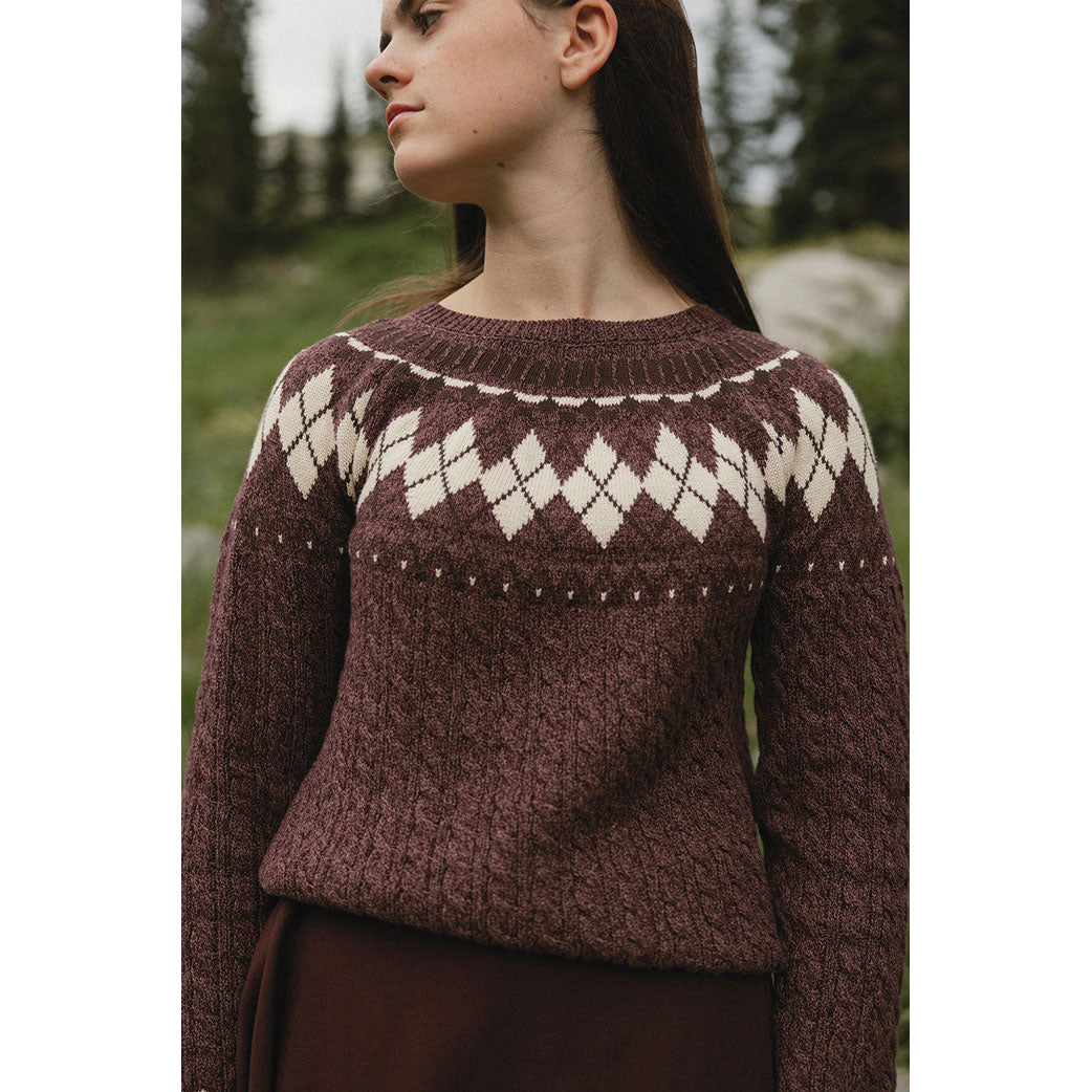 Clubhouse Brown Fairisle Sweater