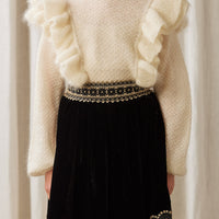 Petite Amalie Cream Mohair Sweater