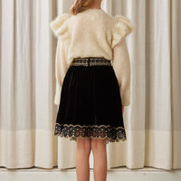 Petite Amalie Cream Mohair Sweater