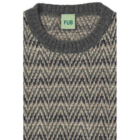 FUB Grey Melange Lambswool Vest