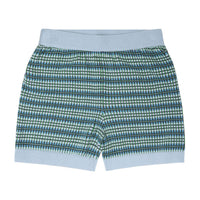 FUB Pale Blue/Sea Checked Shorts