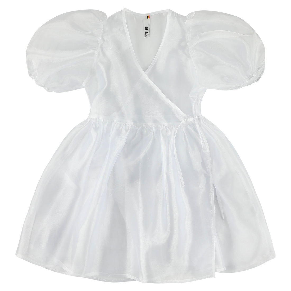 Caroline Bosmans White Transparent Dress
