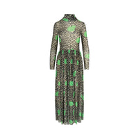 Caroline Bosmans Leopard Rose Dress