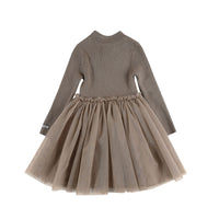 Donsje Taupe Lotus Dress