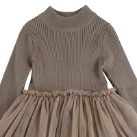 Donsje Taupe Lotus Dress