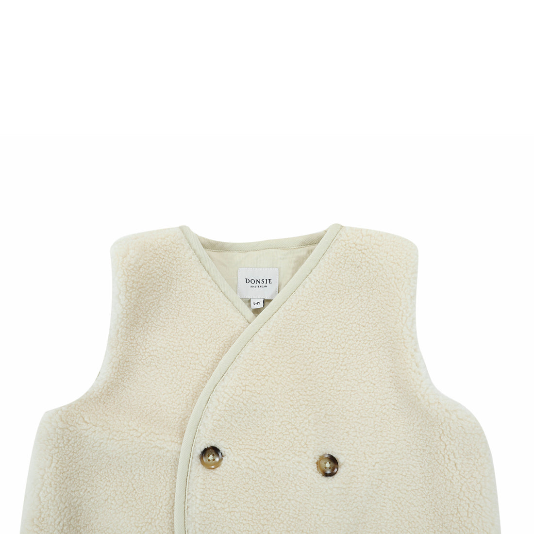 Donsje Cream Monty Gilet