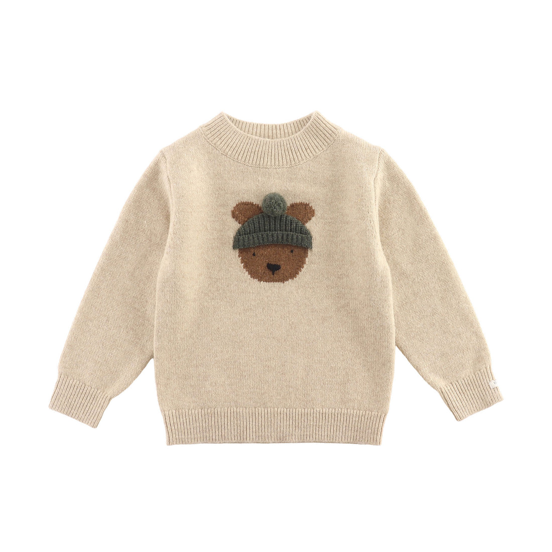 Donsje Biscotti Melange Bear Sweater