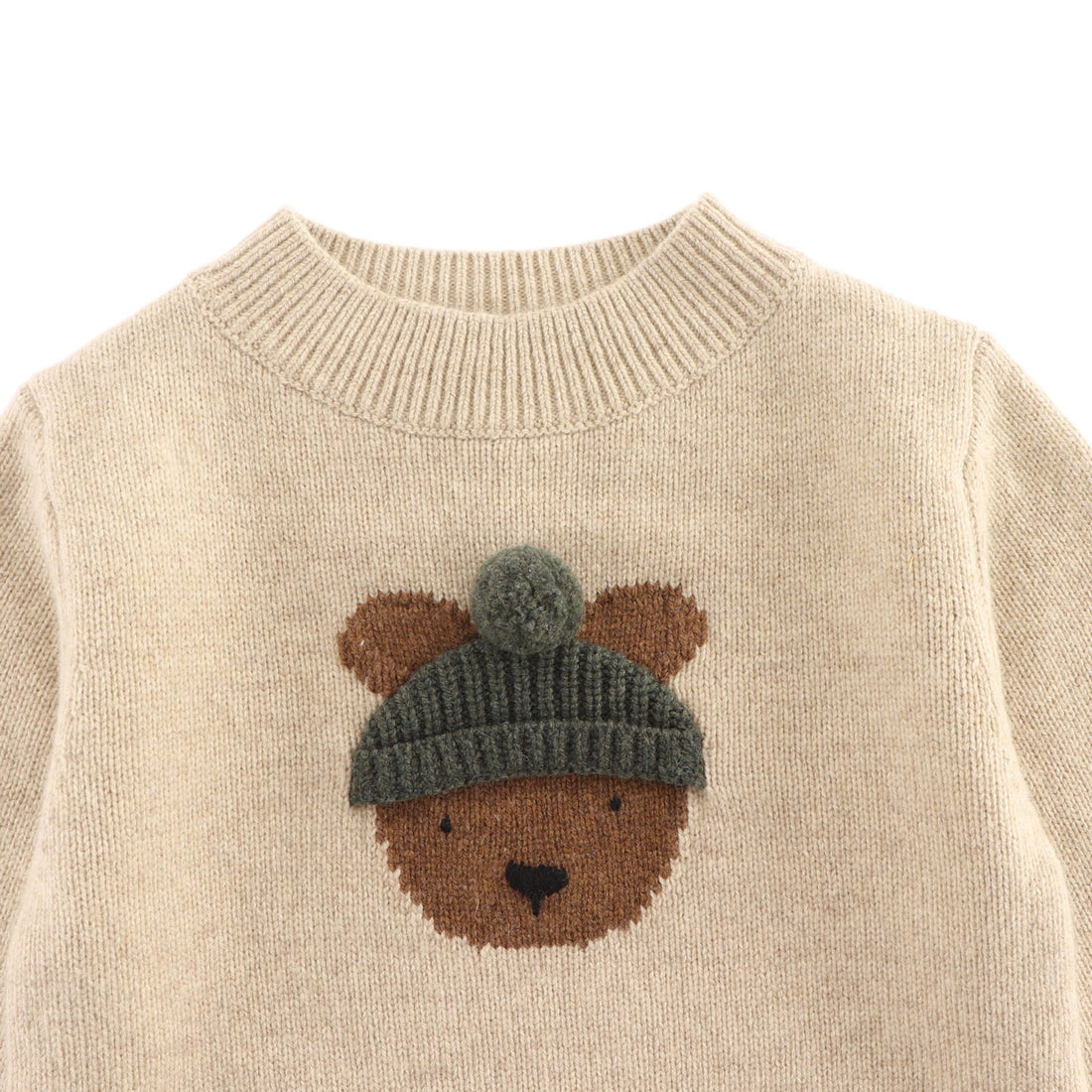 Donsje Biscotti Melange Bear Sweater